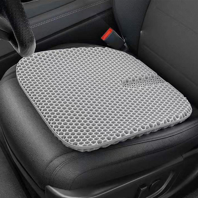 24년형 쿨링 젤리 밸런스 방석 커버포함 사무실 자동차 실리콘 힙후레쉬 존 통풍 방석, 스카이블루+커버