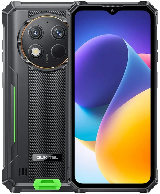 OUKITEL G1 러기드 폰 - 10600mAh 배터리 24(6+18)GB+256GB 저장용량 6.52인치 디스플레이 IP68 방수 N, 01 Official Standard, 01 256G, 02 Green