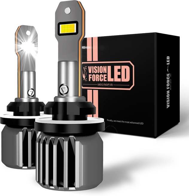 바이오라이트 비전포스 LED 전조등, 1세트, H27W/2(881)