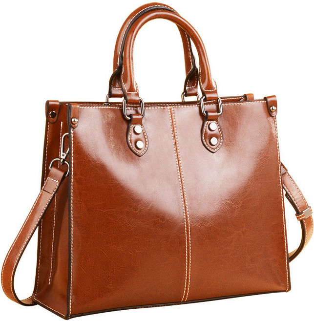 Mimi Market 여성 천연소가죽 토트백 빈티지 숄더겸 크로스백 PH9852-D