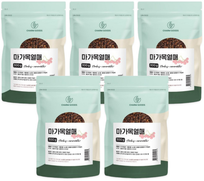 국산 마가목 열매 건조 마가목열매, 300g, 5개