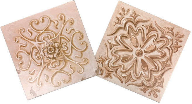 인스타일 모자이크 DIY 접착 조각타일 14 x 14 (2팩/12팩), 2개, 앤틱브라운E