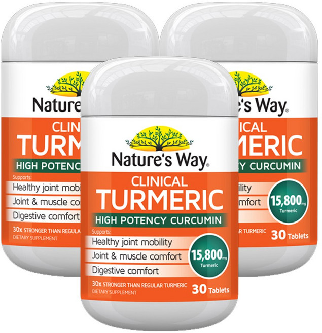 네이처스 웨이 클리니컬 튜메릭(강황) 15800mg 30정 X 3개, 1세트
