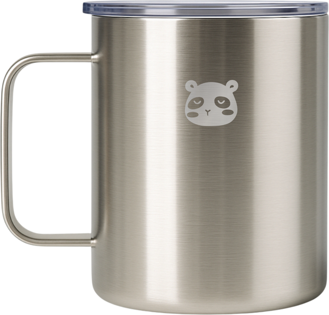 믿추 스텐 머그컵 텀블러 보온보냉, 스테인리스, 400ml, 1개