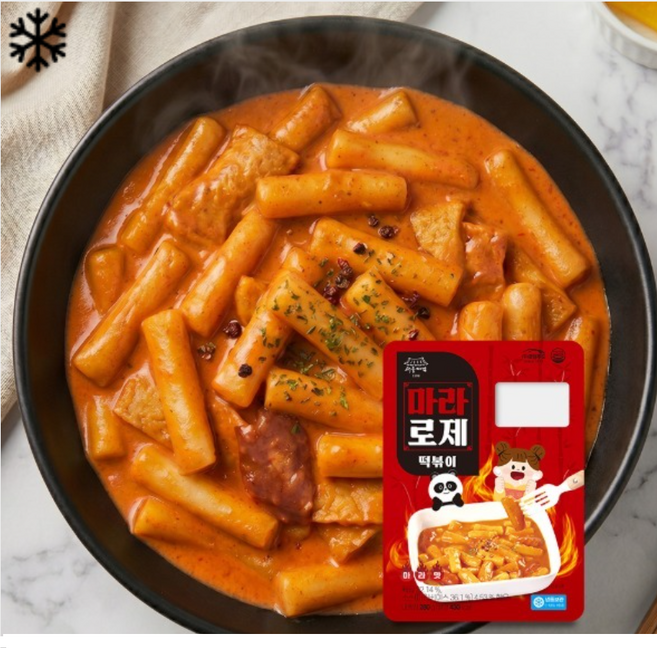 서울마님 마라로제 떡볶이, 3개, 280g