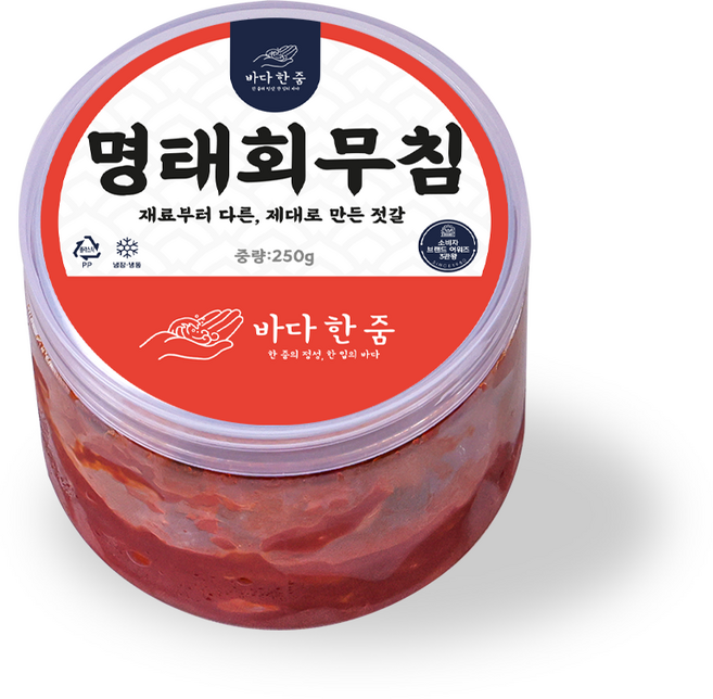 바다한줌 속초 명태회무침 명태초무침, 1개, 250g