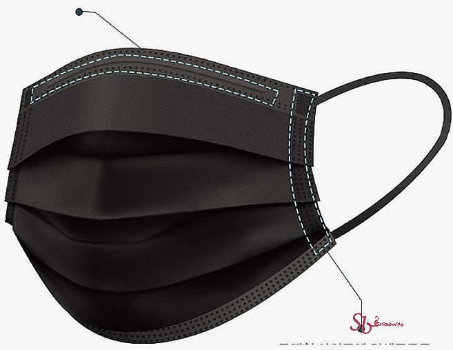 초특대형마스크 덴탈 일회용 귀편한 빅사이즈 100매 칼국수끈 초대형 블랙 개별포장 대두 화이트nkg371, SBD_특대형마스크 블랙 100매