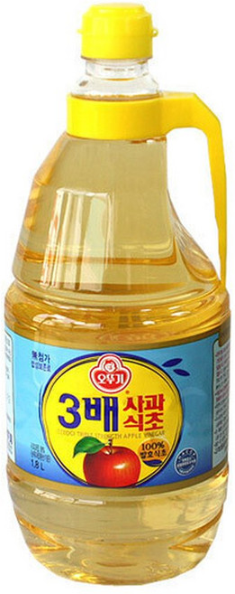 (무)오뚜기 3배사과식초1.8LX3개, 1.8L, 3개