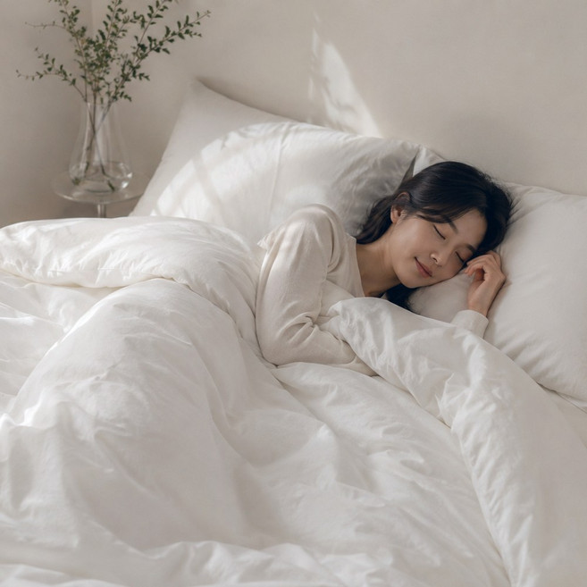 HOMERA 호메라 사계절 호텔식 이불커버+베개커버2p 세트 건조기 사용 가능 빠른 건조 봄여름 침구세트