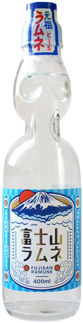 木村飲料 富士山彈珠汽水, 1個, 400ml