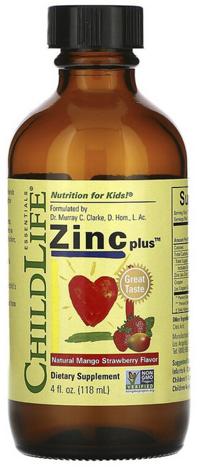 차일드라이프 어린이 아연 플러스 내추럴 망고 스트로베리, 118ml, 1개