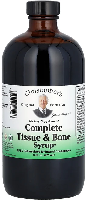 Christopher's Original Formulas Complete Tissue & Bone Syrup 16 fl oz (473 ml), 1개 - 쿠팡