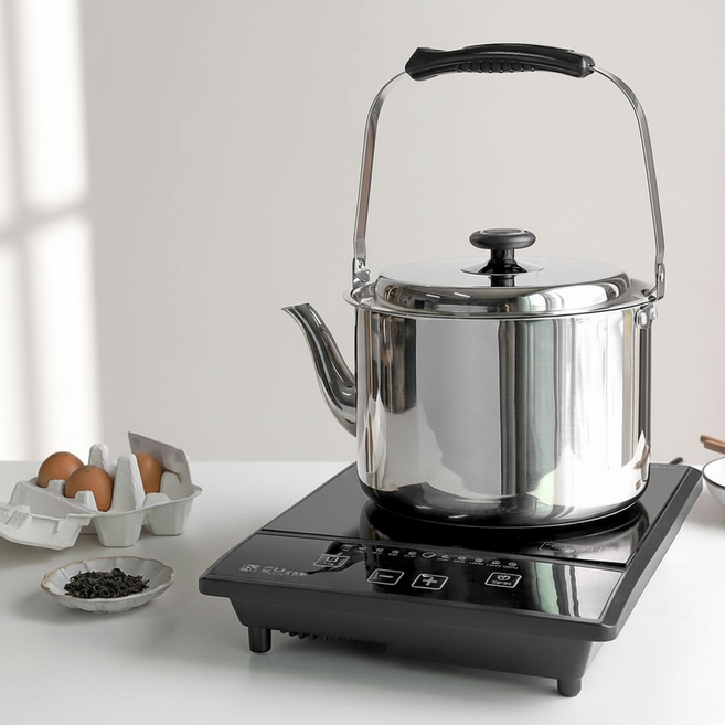 IH 인덕션 7L 대용량 스텐 주전자 통3중 업소용 물끓이기, 홈즈 클린, 들통주전자 7L