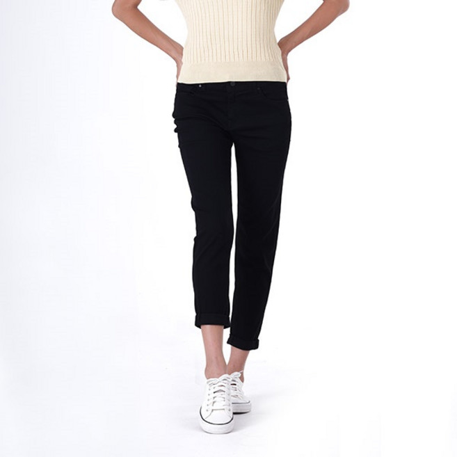 [잠뱅이] 여성 쿨맥스 노멀워싱 데님 팬츠 블랙빈티지