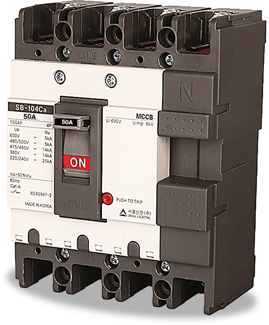 산업용 배선차단기 배선용 SB-104Ca 50A 국산, 1개