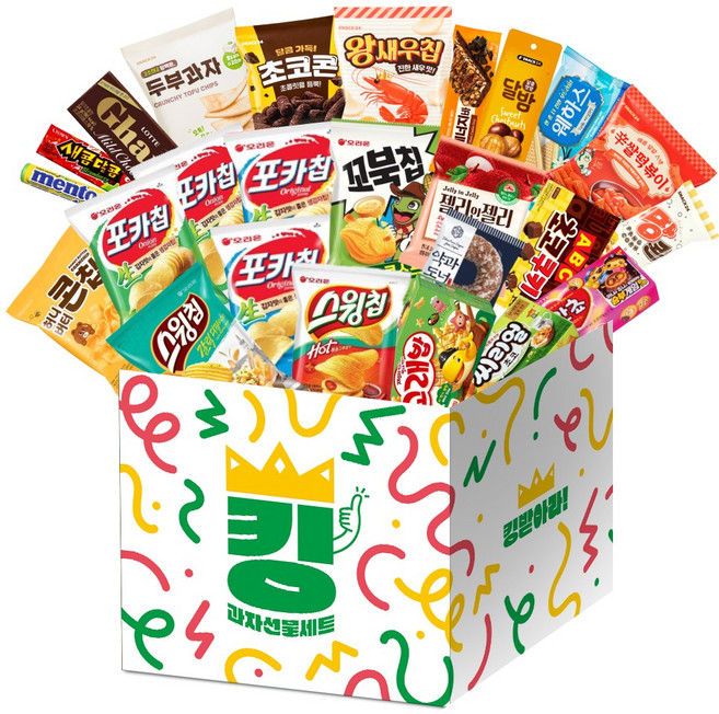 스낵24 인기스낵 킹갓성비2 시즌2 과자선물세트, 1세트, 과자 20p