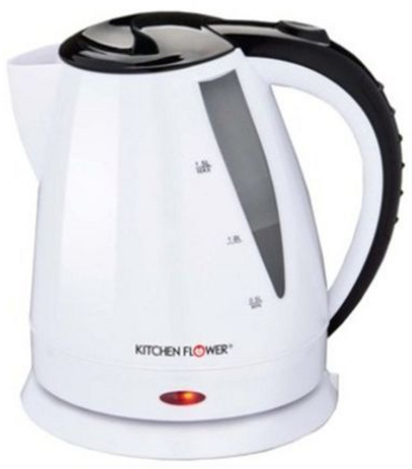 (가전용품) 키친플라워 펭귄 무선 전기 주전자 무선포트 1.5L KEK-KK1500