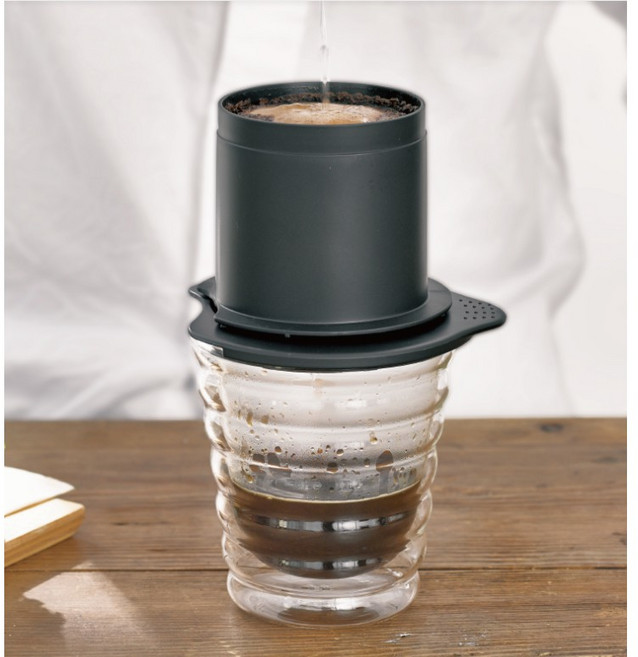 HARIO V60 免濾紙環保濾杯 CFOD-1B 馬克杯專用, 1個