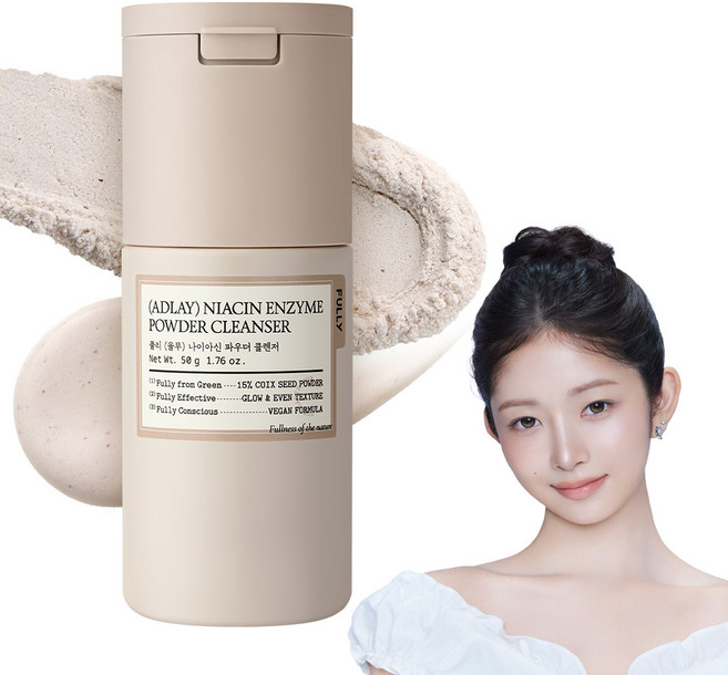 풀리 율무 나이아신 효소 파우더 클렌저, 1개, 50g