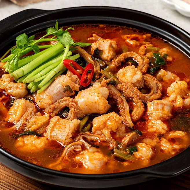 집에서먹자 한우대창전골 곱이고운 푸짐한 간편조리 캠핑 시래기 대창전골, 1kg, 4개