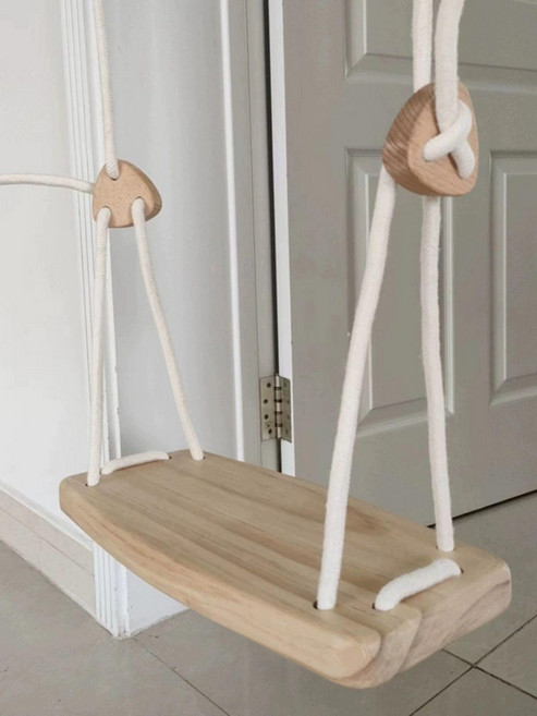 실내용 나무그네 문틀 가정용 놀이기구 흔들 휴식 마당, 11. 그네