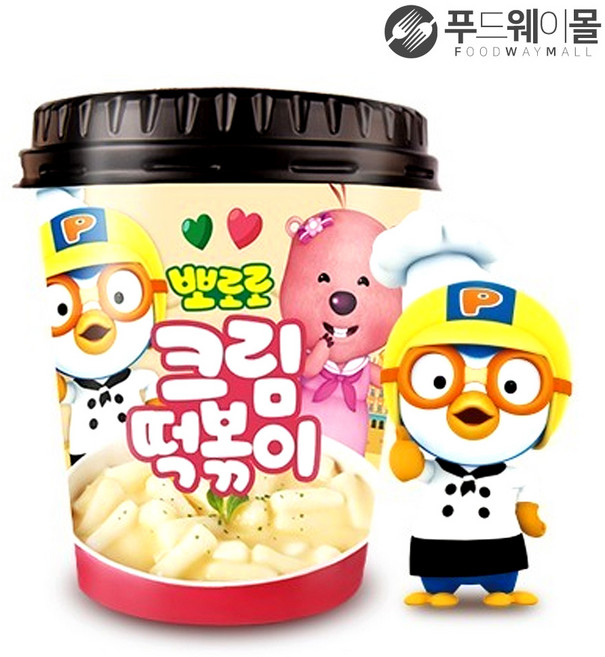 뽀로로 크림 떡볶이 115g, 1개