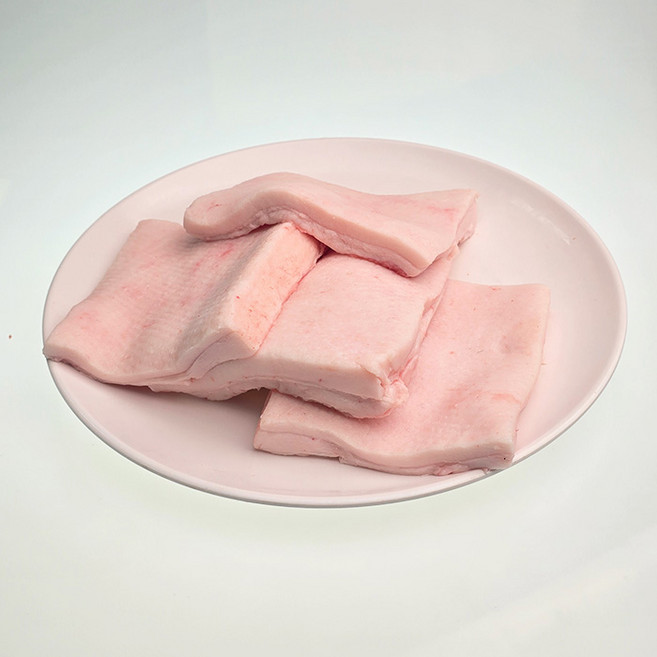 깨끗한 돼지지방 국내산 한돈 A등급 비계 라드유만들기 2kg, 1