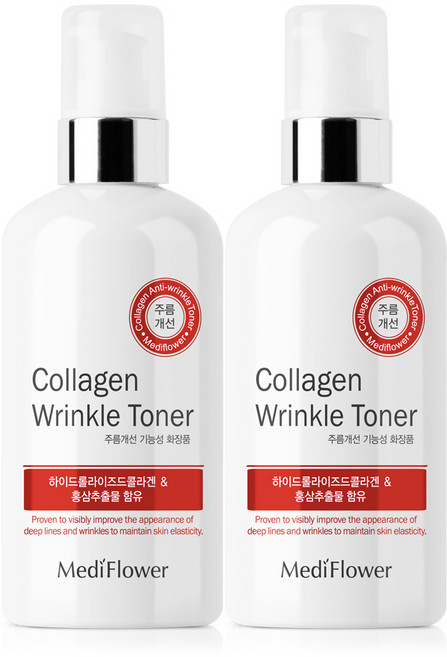 메디플라워 콜라겐 링클 토너, 250ml, 2개