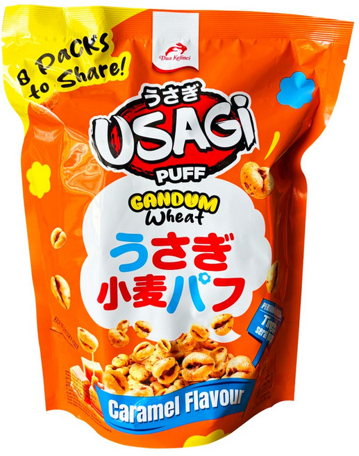 Dua Kelinci USAGI 焦糖風味甜麥仁, 1個, 64g, 1個裝