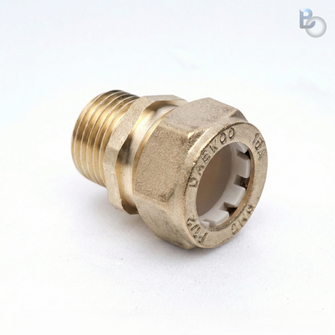 스텐주름관부속 주름 발소 발브소켓 CM 배관자재 보일러 수도설비, 1개