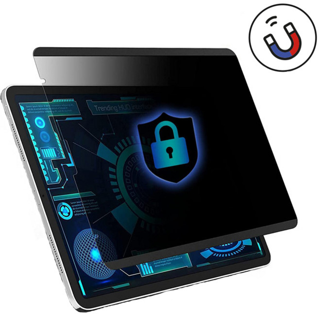투에이비 아이패드 마그네틱 탈 부착 프라이버시 사생활 보호필름 (가로모드)