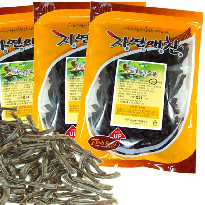 도토리 건조묵 250g(250gx1봉) /hs 도토리묵 말랭이, 250g, 1개