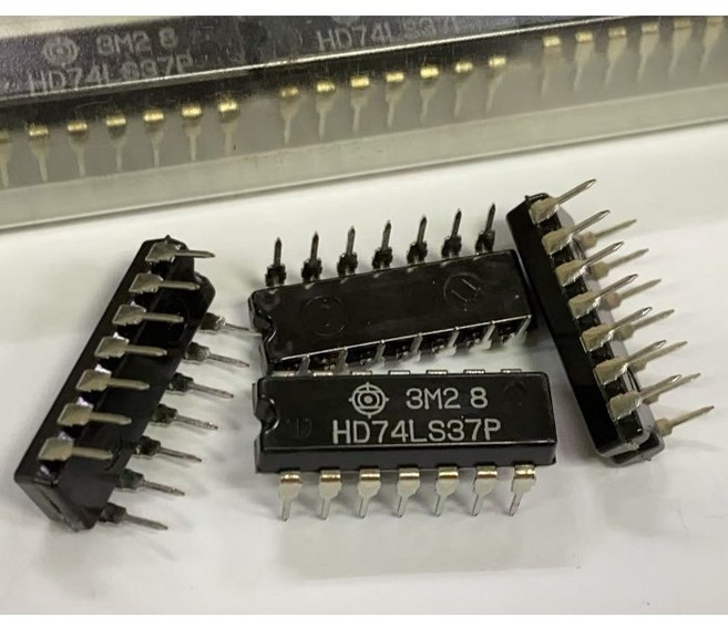 HD74LS37P DIP-14 直插 IC 全新原裝, 1個