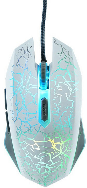 저소음 유선 게이밍마우스 백라이트 장착 편안한 사무실 가정용 게임용 마우스 추천 인체공학적 디자인으로 손목 편한 컴퓨터 주변기기, 유선 화이트, 단일 모델