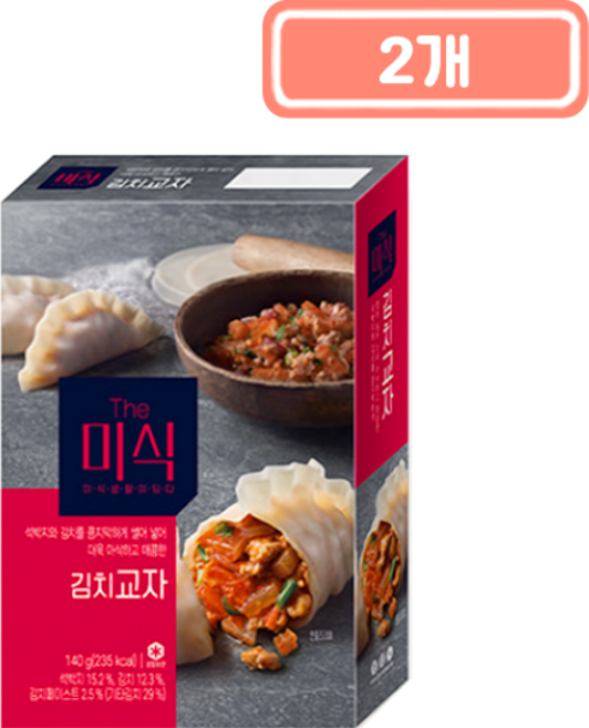 하림 더미식 김치교자 만두 140g, 2개