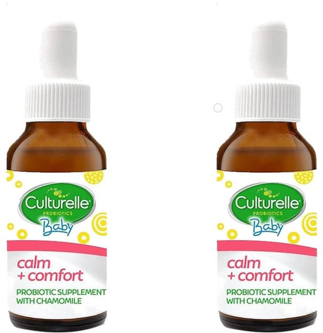 Culturelle 컬처렐 베이비 캄+컴포트 프로바이오틱스+카모마일 드롭스 8.5ml, 2개