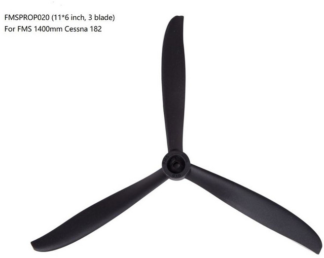 FMS 1400MM CESSNA 모터 샤프트 프로펠러 RC 부품 기어 182 SKY 항공기 비행기 랜딩 ION TRAINER 모델, 1개, peller
