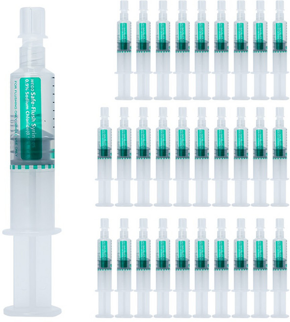 위고 일회용 멸균생리식염수 염화나트륨액 주사기형 3ml, 30개