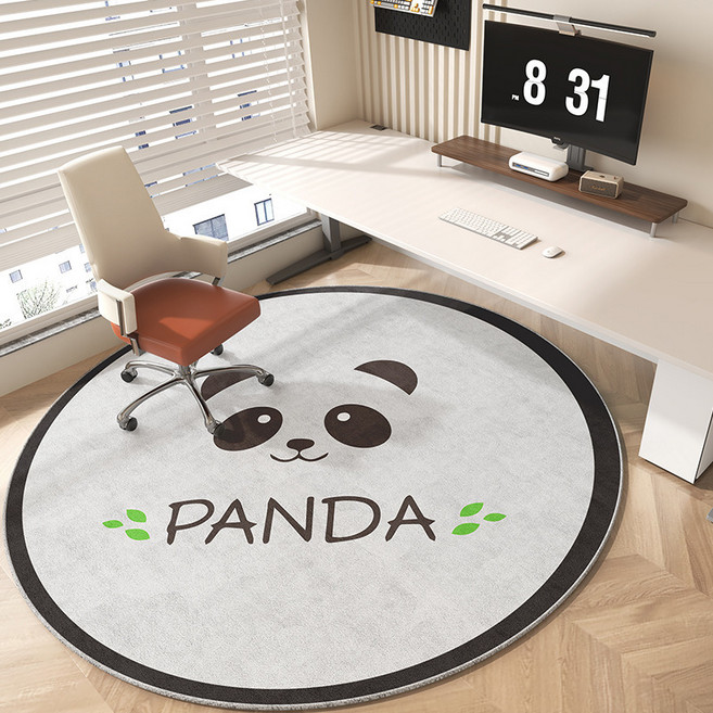 키미블랑 프리미엄 소음방지 체어매트 라운드형 동물친구들