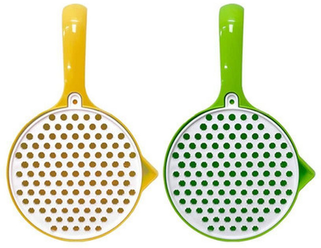 일조 원형 강판 감자갈기, 연두