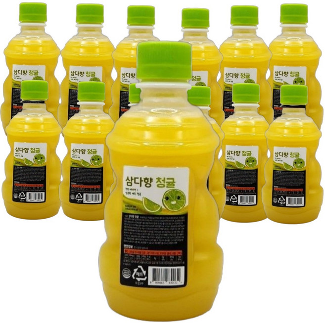제주 감귤주스 삼다향 청귤, 12개, 320ml