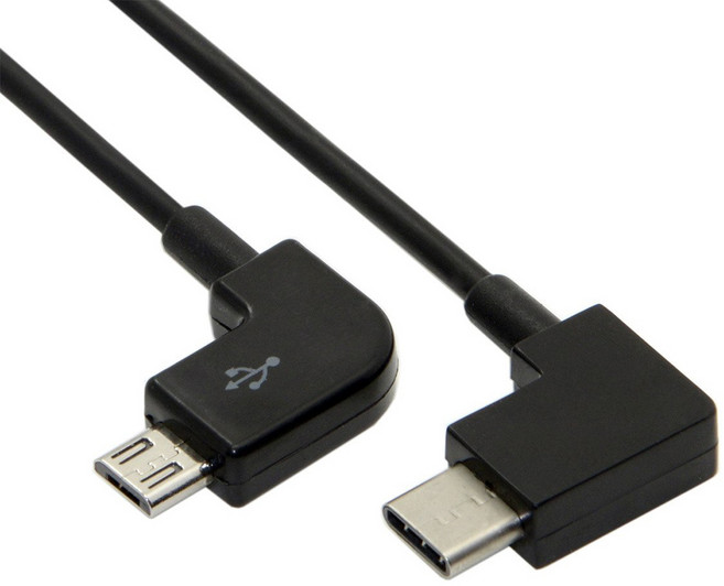 DJI 스파크 전용 데이터 케이블 C타입 조종기 전송 조이스틱 리모컨 악세사리 SPARK드론, 1개, (스파크) 케이블(C타입)