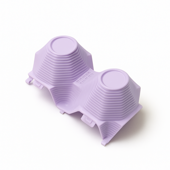 COZY 인조계란판 파충류 크레스티드게코 은신처 다양한컬러, 1개, 퍼플 라벤더