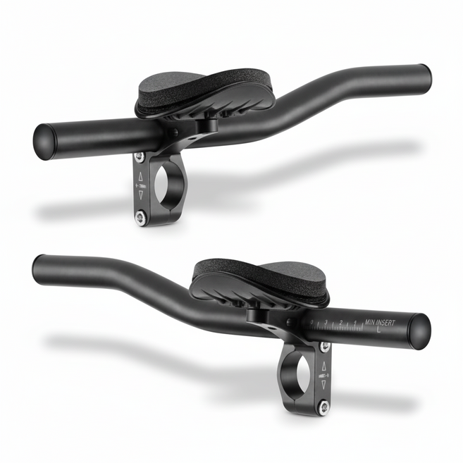 펜타엑스 알루미늄 자전거 티티바 핸들바 보조핸들 로드, 1세트, 블랙