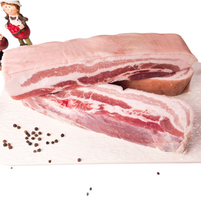 (미트애/미트kg) 오겹살 수육용 덩어리 보쌈용 통후추 월계수입증정 (냉동), 1개, 2kg