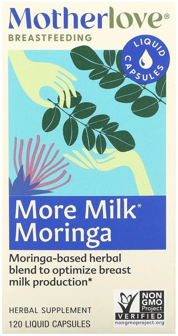 단백질 비타민 철분 마그내슘 칼슘 Motherlove 모유 수유 중 밀크 모링가 함유 액상 캡슐 120정 고루고루섭취해주세요, Motherlove모유수유중밀크모링가함유액상캡슐120정, 1개 - 쿠팡