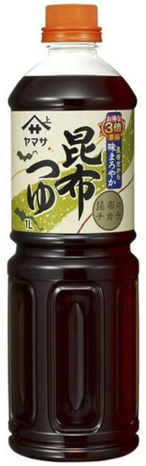 야마사 3배 농축 다시마 쯔유 2종, 1L, 1개
