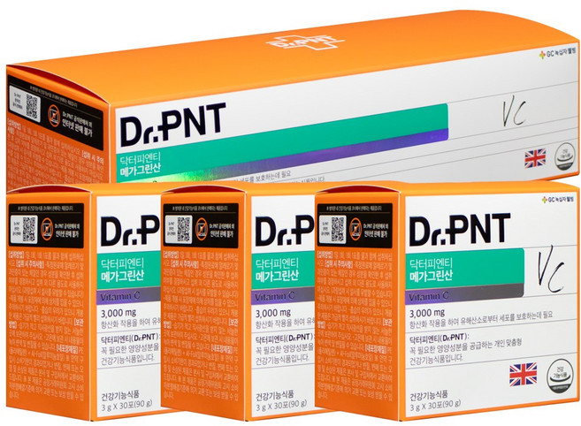 닥터피엔티 메가그린산 비타민C 3000 90p, 270g, 1개