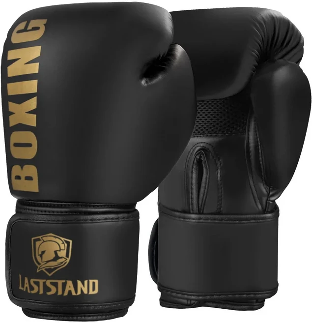 전문 6/8/10/12/14oz 권투 장갑 PU 무에타이 MMA 직업 킥복싱 성인 샌드백 훈련, 05 10oz, 02 Black gold, 1개