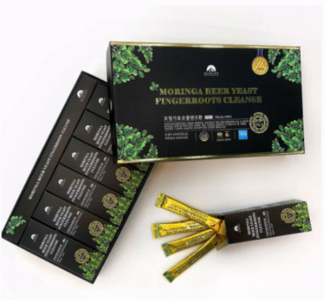 식이섬유 핑거루트 효소 모링가환 모링가씨앗 효모 클렌즈환 건강환 맥주효모 스틱 분말 가루, 1개, 180g
